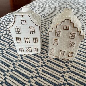 Ceramic Dutch house salt and pepper shakers by The Avenue